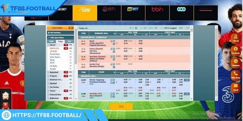 Cách đọc kèo 1/2 chi tiết nhất